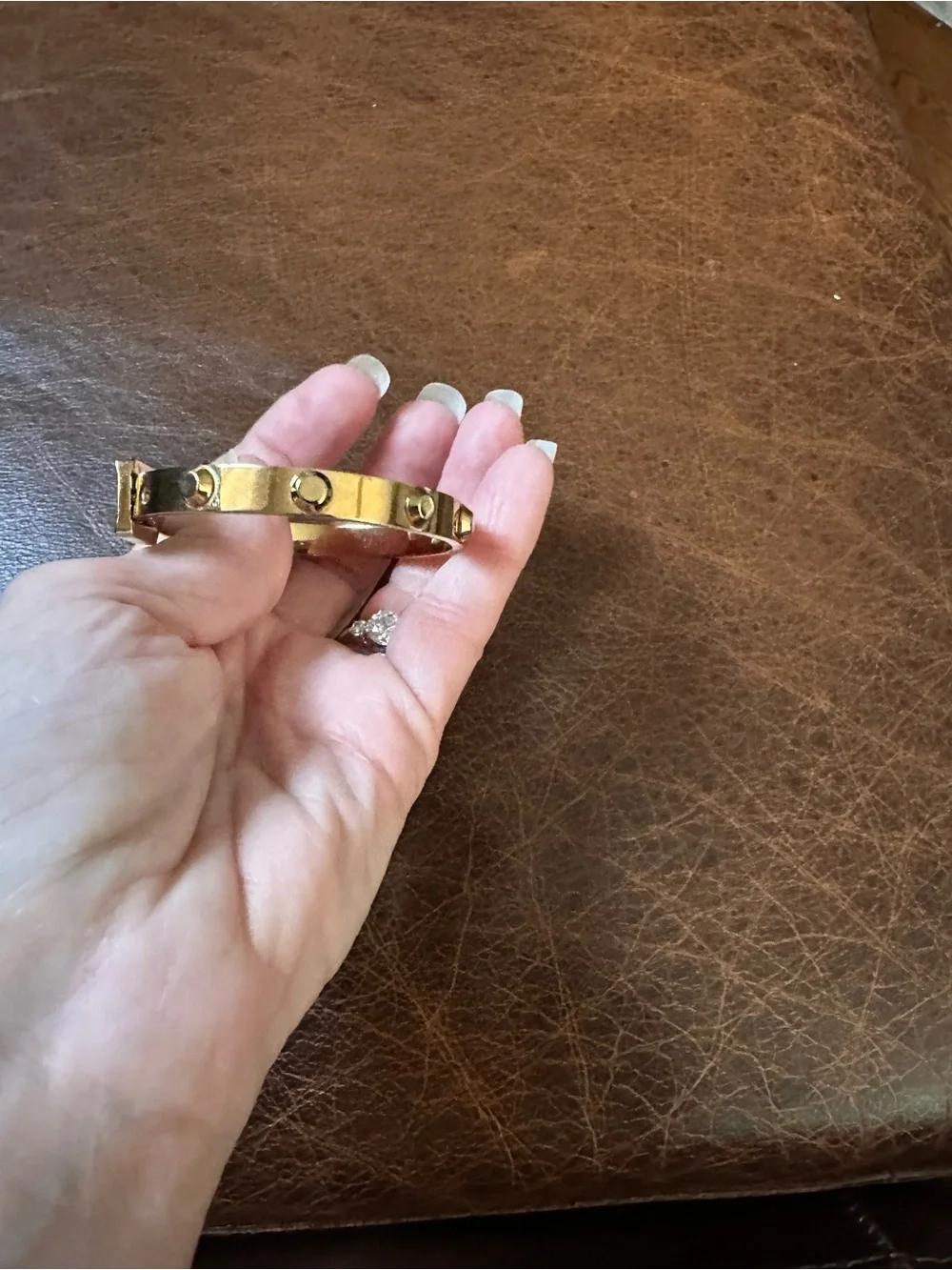 Michael Kors Gold-Tone bangle bracelet